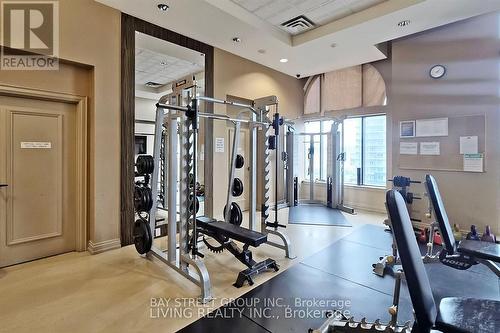 2806 - 385 Prince Of Wales Drive, Mississauga (City Centre), ON - Indoor Photo Showing Gym Room