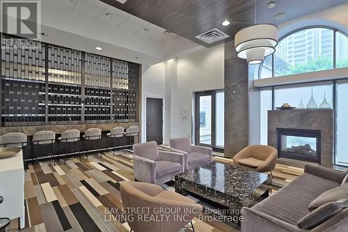 2806 - 385 Prince Of Wales Drive, Mississauga (City Centre), ON - Indoor With Fireplace