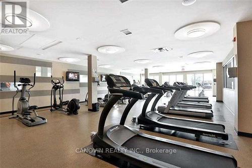 911 - 80 Absolute Avenue N, Mississauga (City Centre), ON - Indoor Photo Showing Gym Room