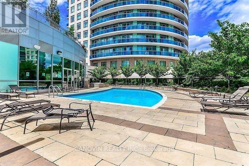 911 - 80 Absolute Avenue N, Mississauga (City Centre), ON - Outdoor With In Ground Pool