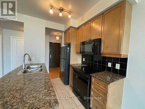 911 - 80 Absolute Avenue N, Mississauga, ON - Indoor Photo Showing Kitchen With Double Sink