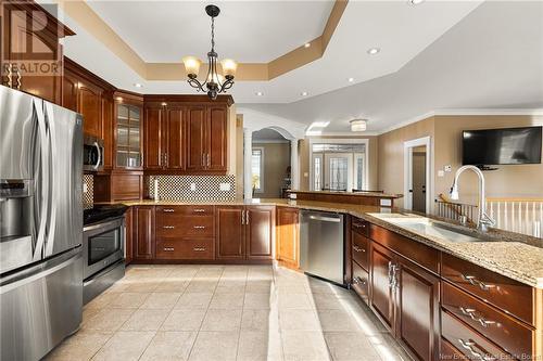 11 Brinner Road, Moncton, NB - Indoor Photo Showing Kitchen With Double Sink With Upgraded Kitchen