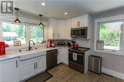 30 Norfolk Street, Otterville, ON - Indoor Photo Showing Kitchen With Double Sink