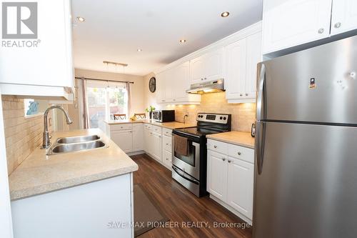 2 - 502 Barton Street, Hamilton (Stoney Creek), ON - Indoor Photo Showing Kitchen With Double Sink