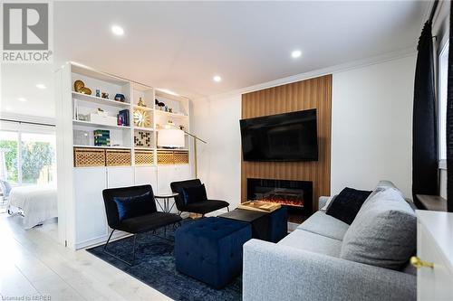 349 Third Avenue W, North Bay, ON - Indoor Photo Showing Other Room With Fireplace