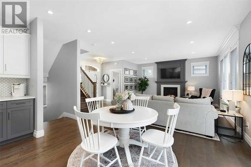 242 Meadowview Avenue, Amherstburg, ON - Indoor Photo Showing Dining Room With Fireplace