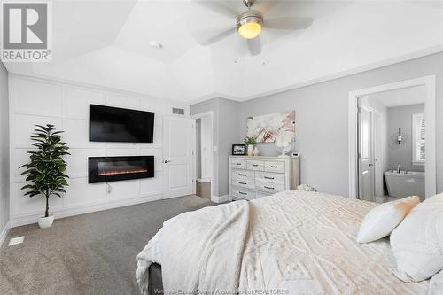 242 Meadowview Avenue, Amherstburg, ON - Indoor Photo Showing Bedroom With Fireplace