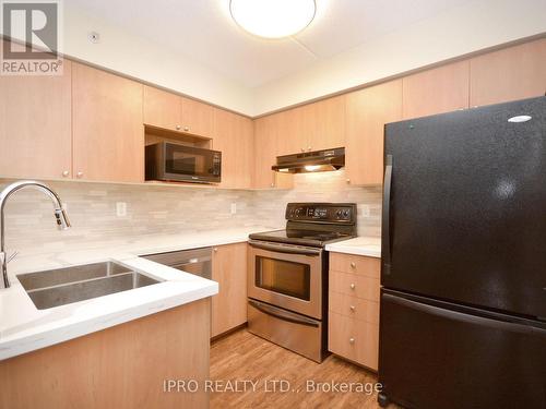 308 - 1491 Maple Avenue W, Milton (Dempsey), ON - Indoor Photo Showing Kitchen With Double Sink