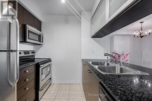 3210 - 275 Yorkland Road, Toronto (Henry Farm), ON - Indoor Photo Showing Kitchen With Stainless Steel Kitchen With Double Sink