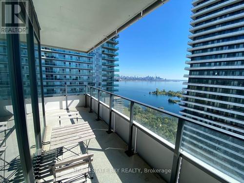 2816 - 30 Shore Breeze Drive, Toronto, ON - Outdoor With Body Of Water With Balcony With Exterior