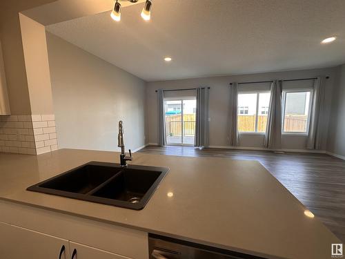 1728 Erker Wy Nw, Edmonton, AB - Indoor Photo Showing Kitchen With Double Sink