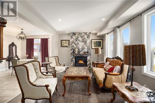 273 Enclave Walk, Ottawa, ON - Indoor With Fireplace