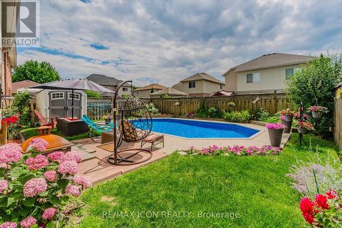 59 Lavender Road, Cambridge, ON - Outdoor With In Ground Pool With Backyard