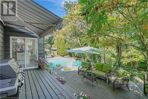 62 Hackney Ridge, Brantford, ON - Outdoor With In Ground Pool With Deck Patio Veranda