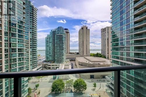 1209 - 18 Harbour Street, Toronto (Waterfront Communities), ON - Outdoor With Balcony With Facade