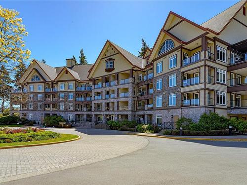 216-1375 Bear Mountain Pkwy, Langford, BC - Outdoor With Balcony With Facade