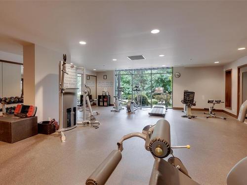 907-1400 Lynburne Pl, Langford, BC - Indoor Photo Showing Gym Room