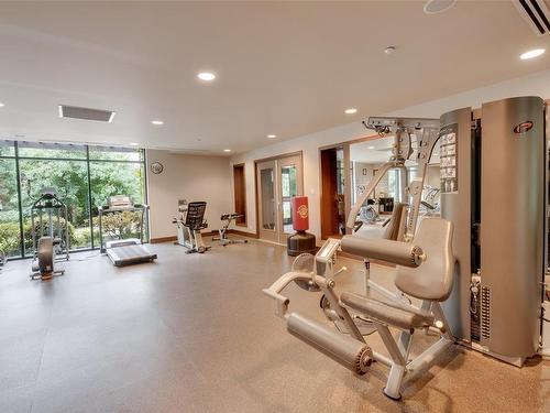 907-1400 Lynburne Pl, Langford, BC - Indoor Photo Showing Gym Room