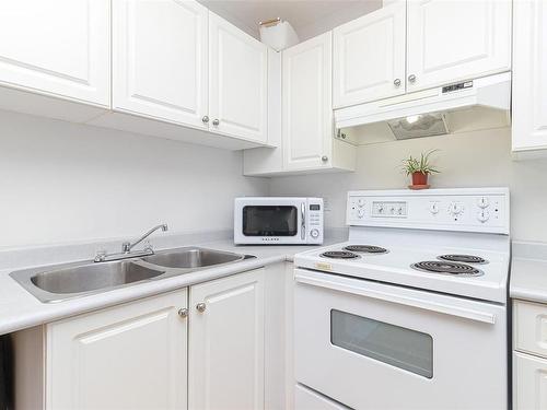 301-827 North Park St, Victoria, BC - Indoor Photo Showing Kitchen With Double Sink