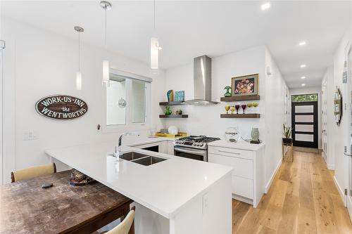 1876-1878 Ethel Street, Kelowna, BC - Indoor Photo Showing Kitchen With Double Sink With Upgraded Kitchen