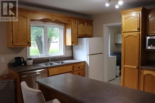 10 King Street, Stephenville, NL - Indoor Photo Showing Kitchen With Double Sink