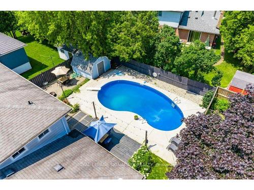 18 Spruyt Ave, East Luther Grand Valley, ON - Outdoor With In Ground Pool With Backyard