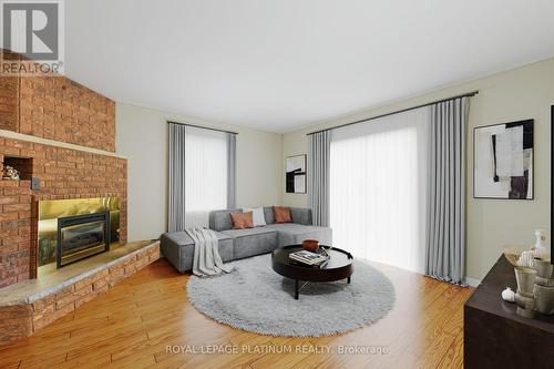 155 Clyde Street, Wellington North, ON - Indoor Photo Showing Living Room With Fireplace