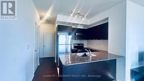 2711 - 385 Prince Of Wales Drive, Mississauga (City Centre), ON - Indoor Photo Showing Kitchen With Double Sink