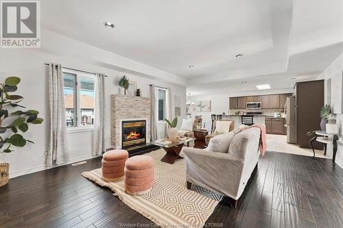 1370 Lisgar Avenue, Lasalle, ON - Indoor Photo Showing Living Room With Fireplace