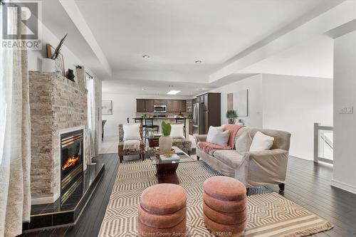 1370 Lisgar Avenue, Lasalle, ON - Indoor Photo Showing Living Room With Fireplace