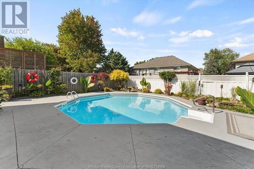 1370 Lisgar Avenue, Lasalle, ON - Outdoor With In Ground Pool With Backyard