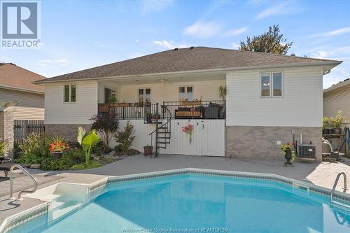 1370 Lisgar Avenue, Lasalle, ON - Outdoor With In Ground Pool With Deck Patio Veranda