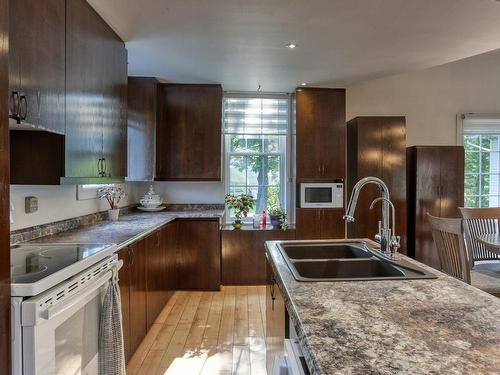 Kitchen - 5772 Boul. Des Hêtres, Shawinigan, QC - Indoor Photo Showing Kitchen With Double Sink