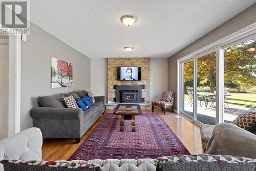 5188 Highway 26 Freeway, Clearview, ON - Indoor Photo Showing Living Room With Fireplace