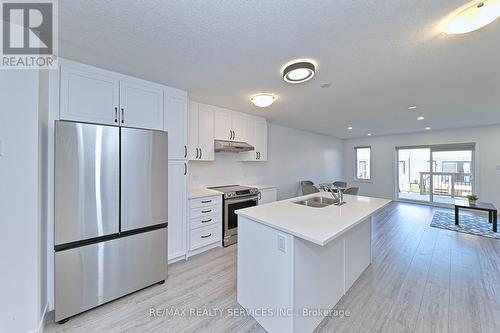 12 Roper Place, Kitchener, ON - Indoor Photo Showing Kitchen With Stainless Steel Kitchen With Double Sink With Upgraded Kitchen