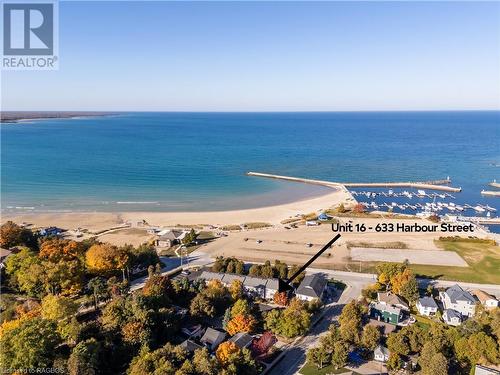 633 Harbour Street Unit# 16, Port Elgin, ON - Outdoor With Body Of Water With View