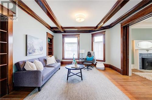 16 Edward Street, Drayton, ON - Indoor Photo Showing Living Room With Fireplace