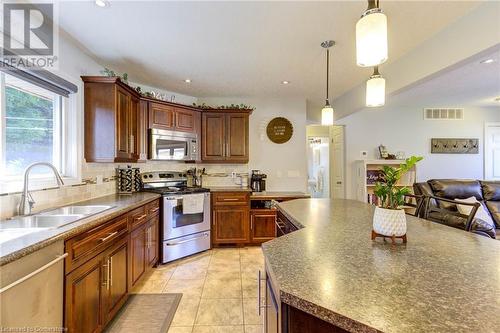 33 Spring Street, Drayton, ON - Indoor Photo Showing Kitchen With Double Sink