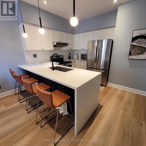 74B Coxwell Avenue, Toronto, ON - Indoor Photo Showing Kitchen With Stainless Steel Kitchen