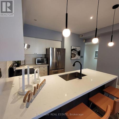 74B Coxwell Avenue, Toronto, ON - Indoor Photo Showing Kitchen With Stainless Steel Kitchen