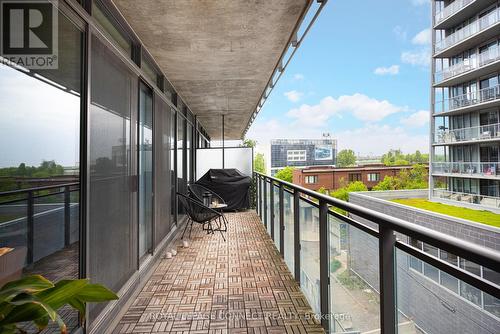 412 - 90 Broadview Avenue, Toronto, ON - Outdoor With Balcony With Exterior