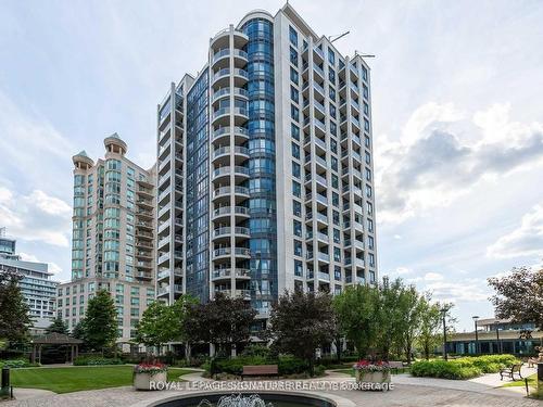 1502-2087 Lake Shore Blvd W, Toronto, ON - Outdoor With Balcony With Facade