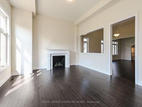 3448 Mosley Gate, Oakville, ON - Indoor Photo Showing Living Room With Fireplace