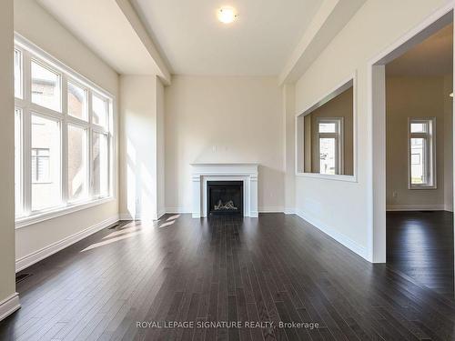 3448 Mosley Gate, Oakville, ON - Indoor Photo Showing Living Room With Fireplace