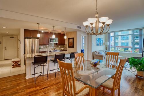 501-75 Martin Street, Penticton, BC - Indoor Photo Showing Dining Room