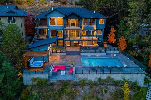 1092 Aurora Heights, West Kelowna, BC - Outdoor With In Ground Pool With Facade