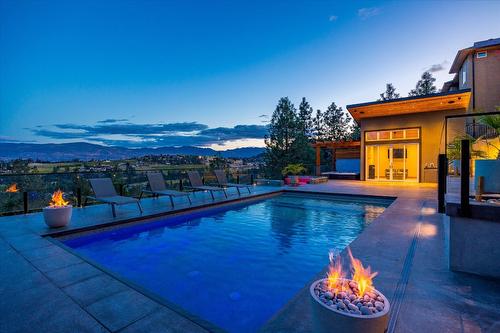 1092 Aurora Heights, West Kelowna, BC - Outdoor With In Ground Pool