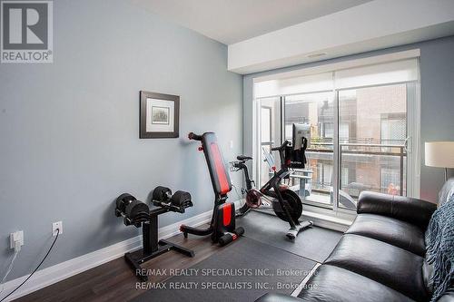 E403 - 52 Coles Avenue, Vaughan, ON - Indoor Photo Showing Gym Room