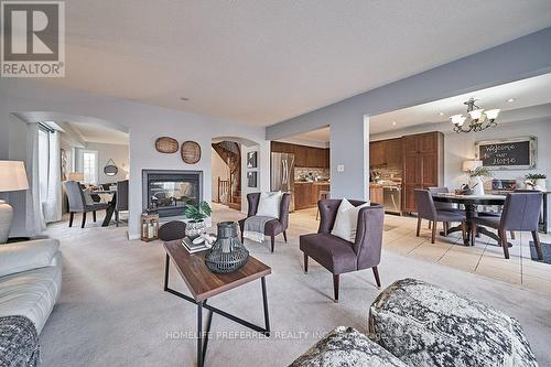 1243 Meath Drive, Oshawa (Pinecrest), ON - Indoor Photo Showing Living Room With Fireplace