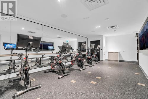 1906 - 15 Wellington Street S, Kitchener, ON - Indoor Photo Showing Gym Room